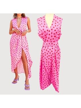 Never Fully Dressed Little Heart Wrap Dress 8